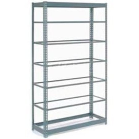 GLOBAL EQUIPMENT Heavy Duty Shelving 48"W x 12"D x 84"H With 7 Shelves - No Deck - Gray 716995